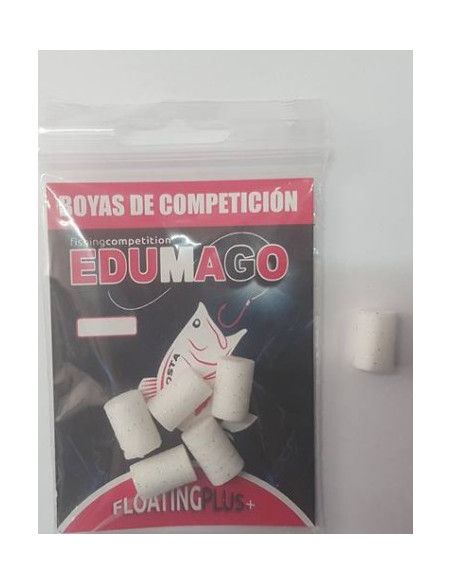 Flotante Edumago 14x8 6 unidades blanca .