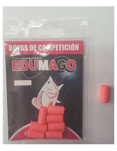 Flotante Edumago 14x6mm 8 unidades rosa .