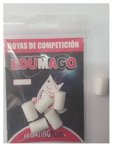 Flotante Edumago 14x8mm 6 unidades fosforescente .