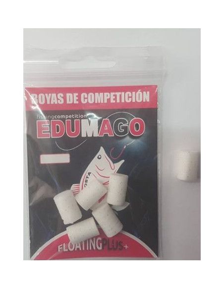 Flotante Edumago 14x8mm 6 unidades fosforescente .