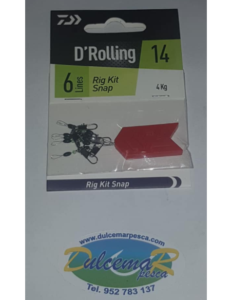 Topes Silicona con Emerillon Daiwa