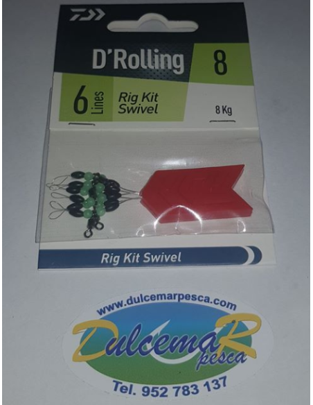 Topes Silicona con Rolling Daiwa