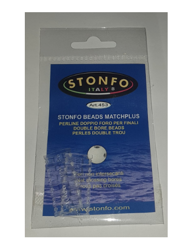 Stonfo perlas de 4 agujeros 2,0 mm