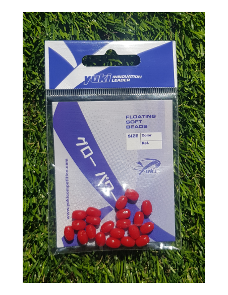 Perlas Ultra Blandas Flotantes Rojas S