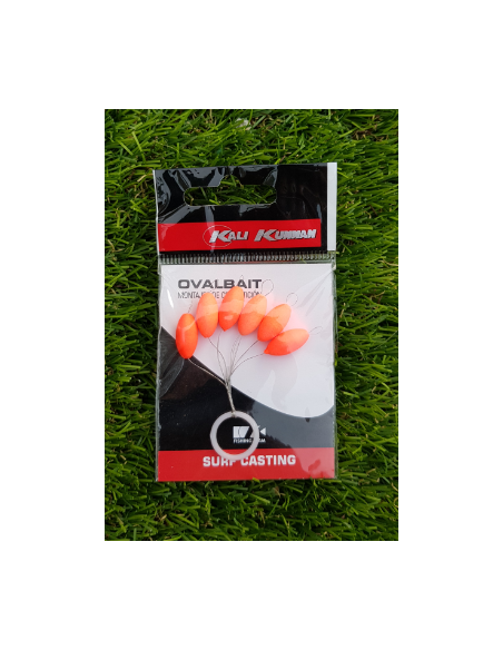Perla Flotante Naranja Fosfo.