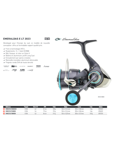 Comprar carrete Daiwa Emeraldas E lt 2023 2500 SH