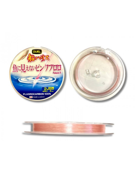 Duel Pink Fluorocarbon 50 Metros
