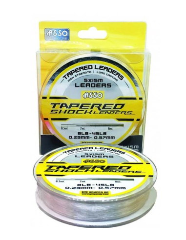 Tapered Leader Asso 10 unidades