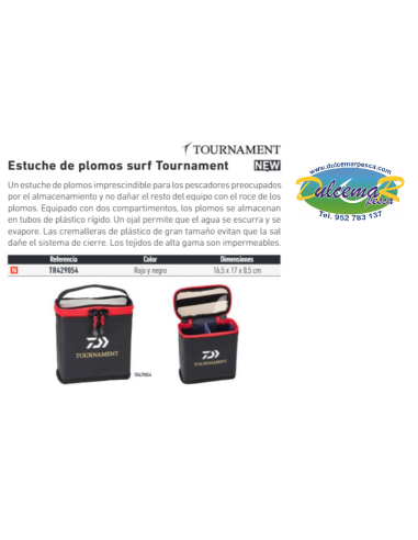 Estuche Plomos Daiwa Tournament Surf