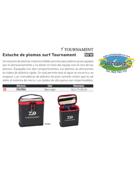 Estuche Plomos Daiwa Tournament Surf