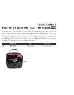 Estuche Accesorios Daiwa Tournament Surf