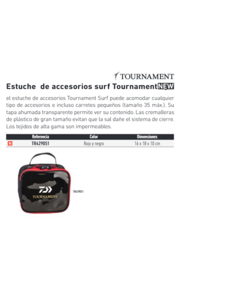 Estuche Accesorios Daiwa Tournament Surf