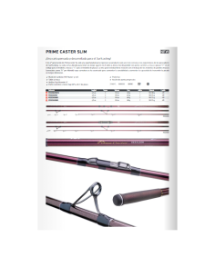Caña Daiwa Prime Caster Slim 30 Hibrida Cremallera
