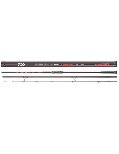 Caña Daiwa Emblem Surf Type r 33 Hibrida Cremallera