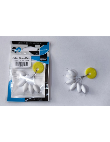 Perlas Flotante Blanca 7,3x15mm