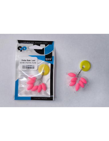 Perlas Flotantes Fosforescente Rosa 5,6x11 mm
