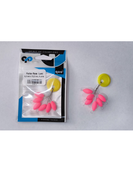 Perlas Flotantes Fosforescente Rosa 5,6x11 mm
