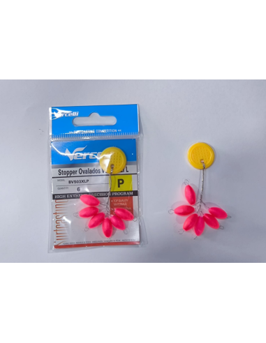 Perlas Vercelli Rosa 7x15mm