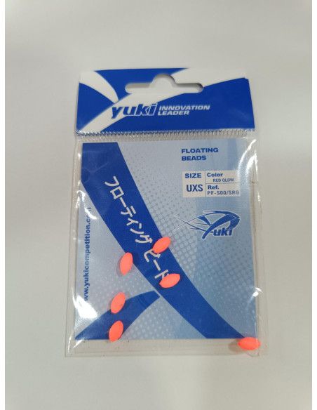 Perla Flotante Yuki XS Rojo Fosforescente