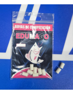 Flotante Edumago 8x4 mm Blanca   9 unidades