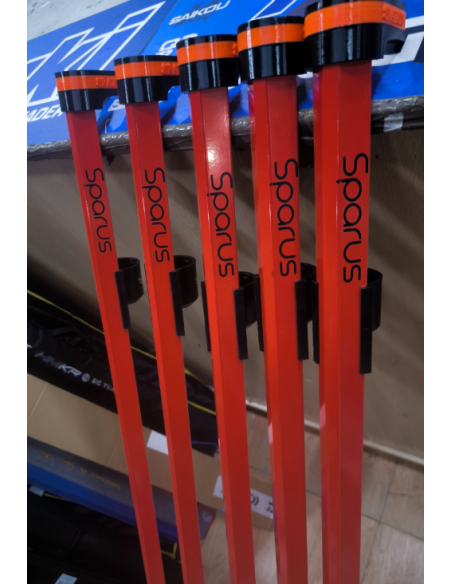 Soporte Sparus 1,50 mtrs  Rojo Angulo Recto