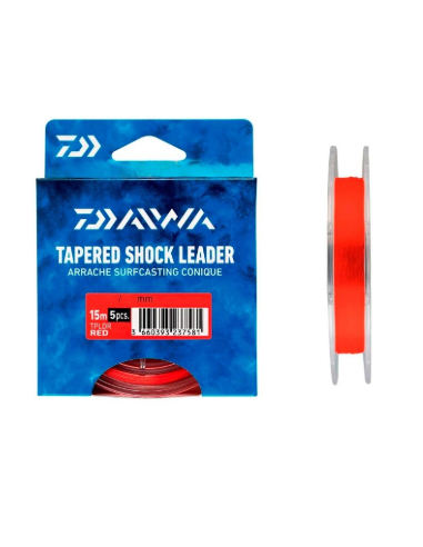 Cola de rata Daiwa rojas 5 unidades