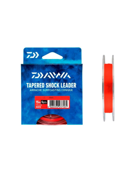 Cola de rata Daiwa rojas 5 unidades