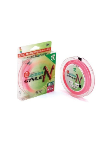 Colas de rata Gosen Style  rosas  0,165-0,62 mm