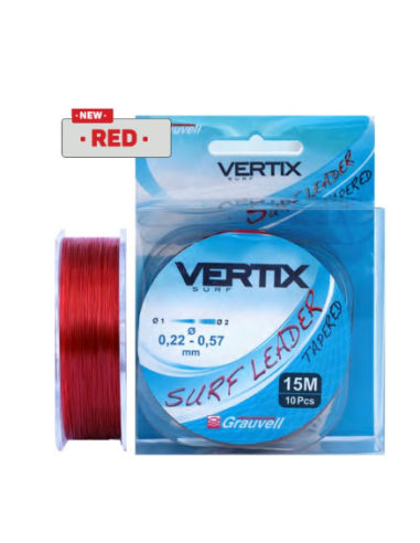 Colas de Rata Vertix  rojas 0,16-0,57  10 unidades