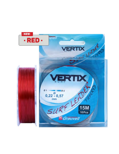 Colas de Rata Vertix  rojas 0,16-0,57  10 unidades