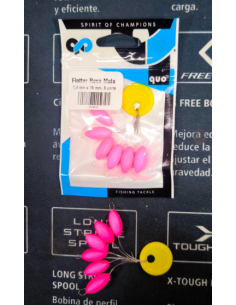 Perlas flotante Rosa fucsia 7,3x15mm