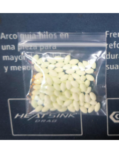 Perla Pasante Azul Fosfo n 00