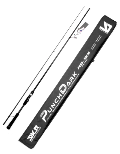 Caña Spinning YKR Punchdark 762 M Grey Edition