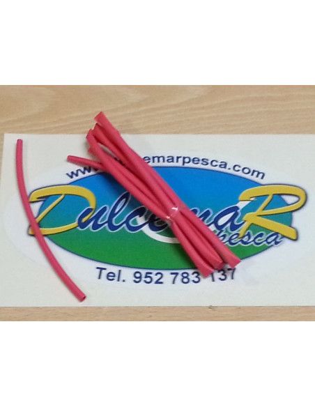 Tubo termoretractil rojo 3,2 mm  1 mtr 