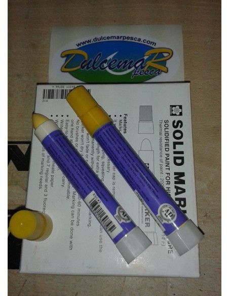 Lapiz marcador amarillo